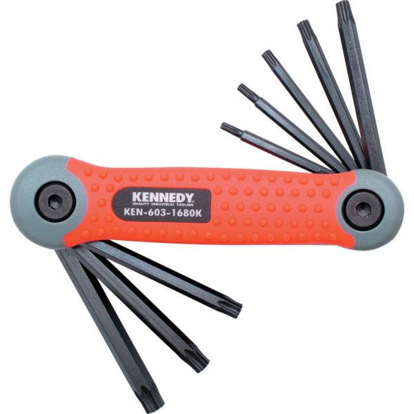 Foldup Torx Wrench Set - T9-T40